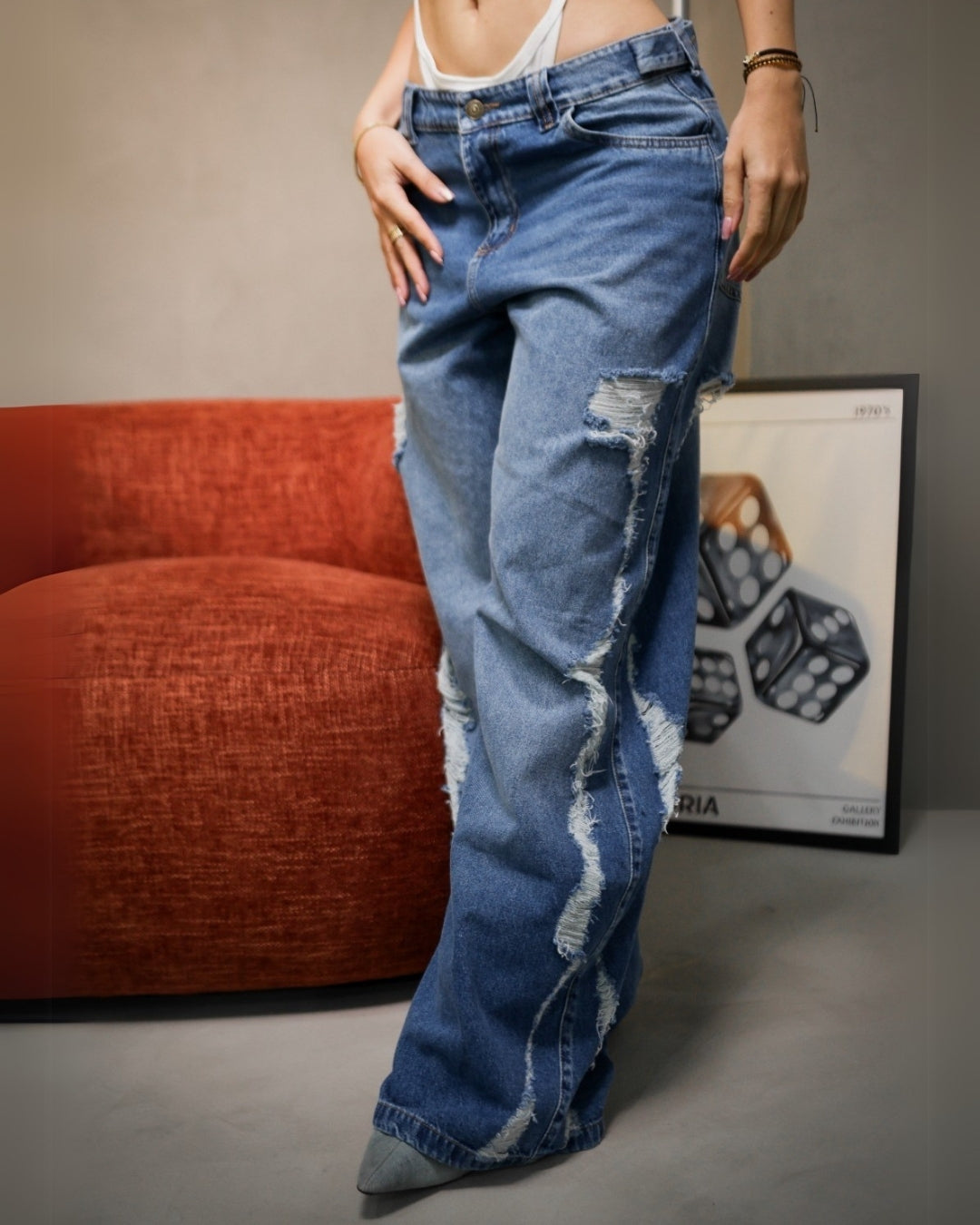 Jean Rotos - Desgaste lateral y bota ancha