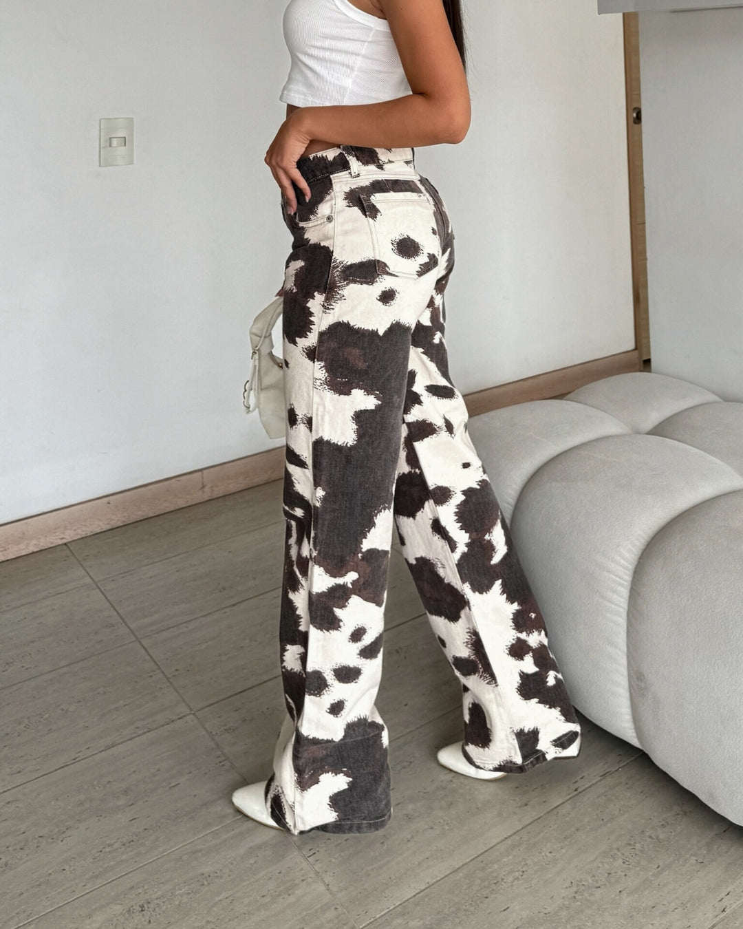 Cow Print - Jean Estampado Vaca Print