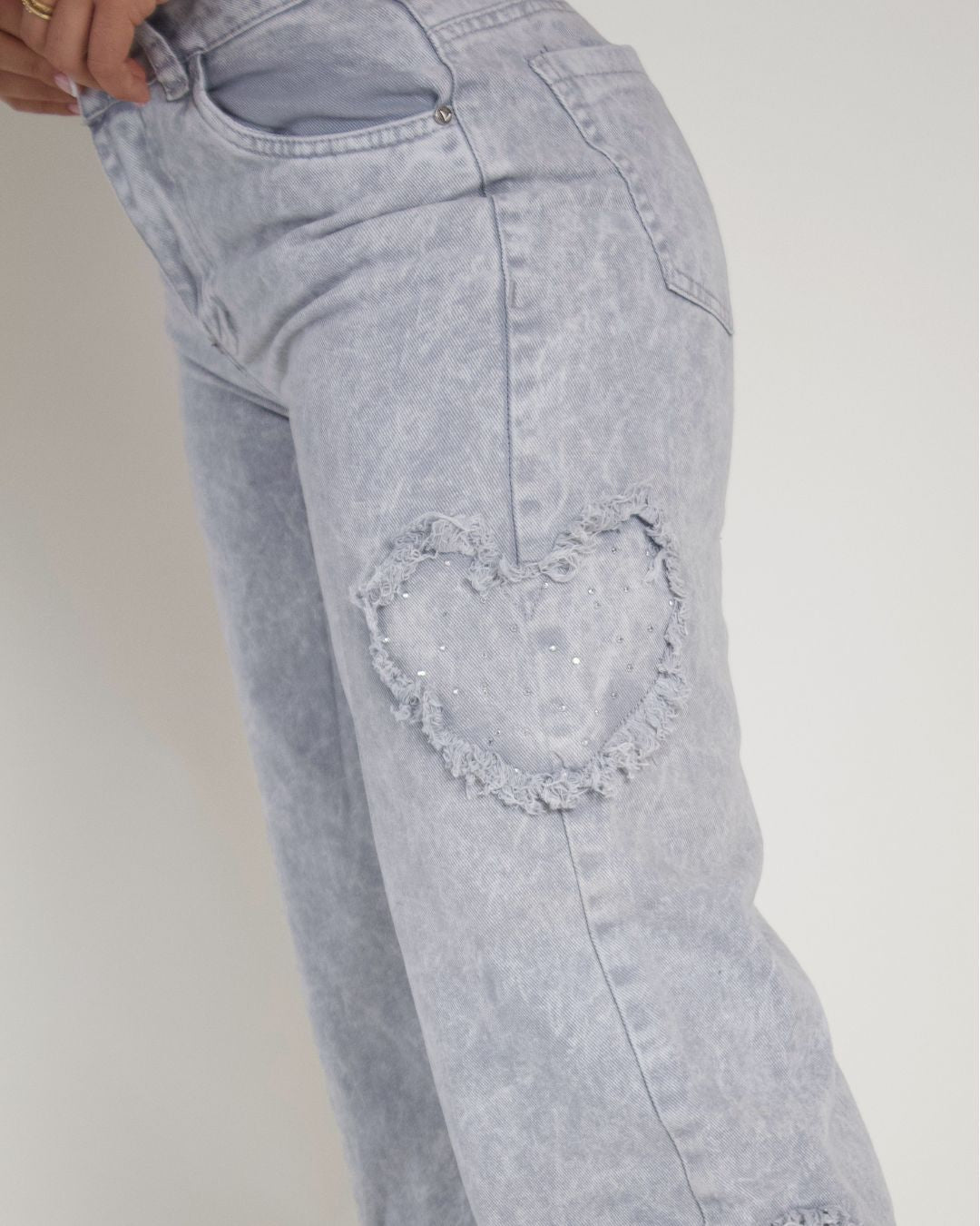 Crush- Brillo, corazones y bota ancha