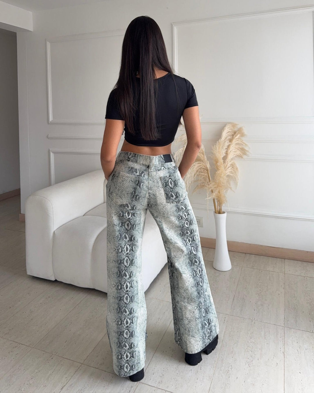 Vibe - Jean Estampado Snake Print