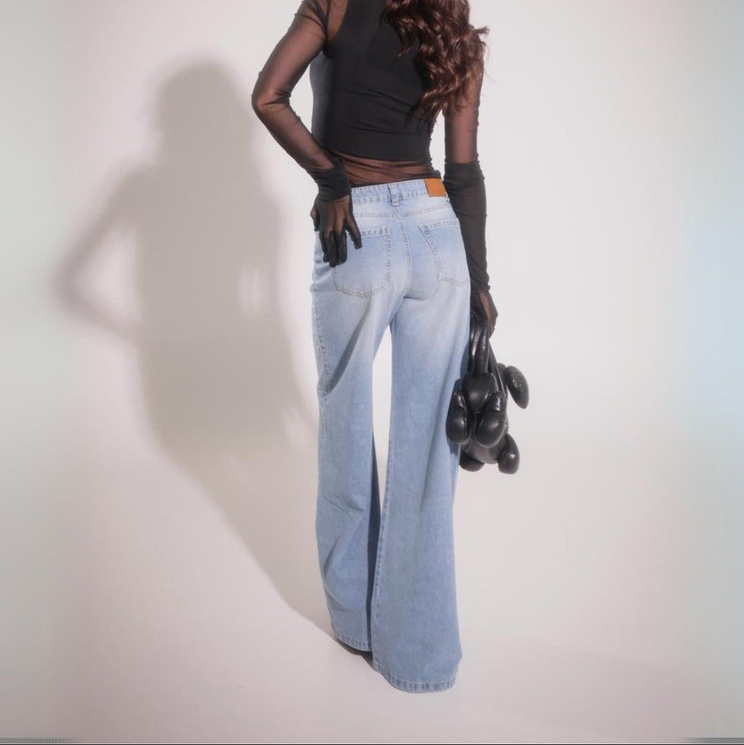 Glow Blue -Azul claro con brillos