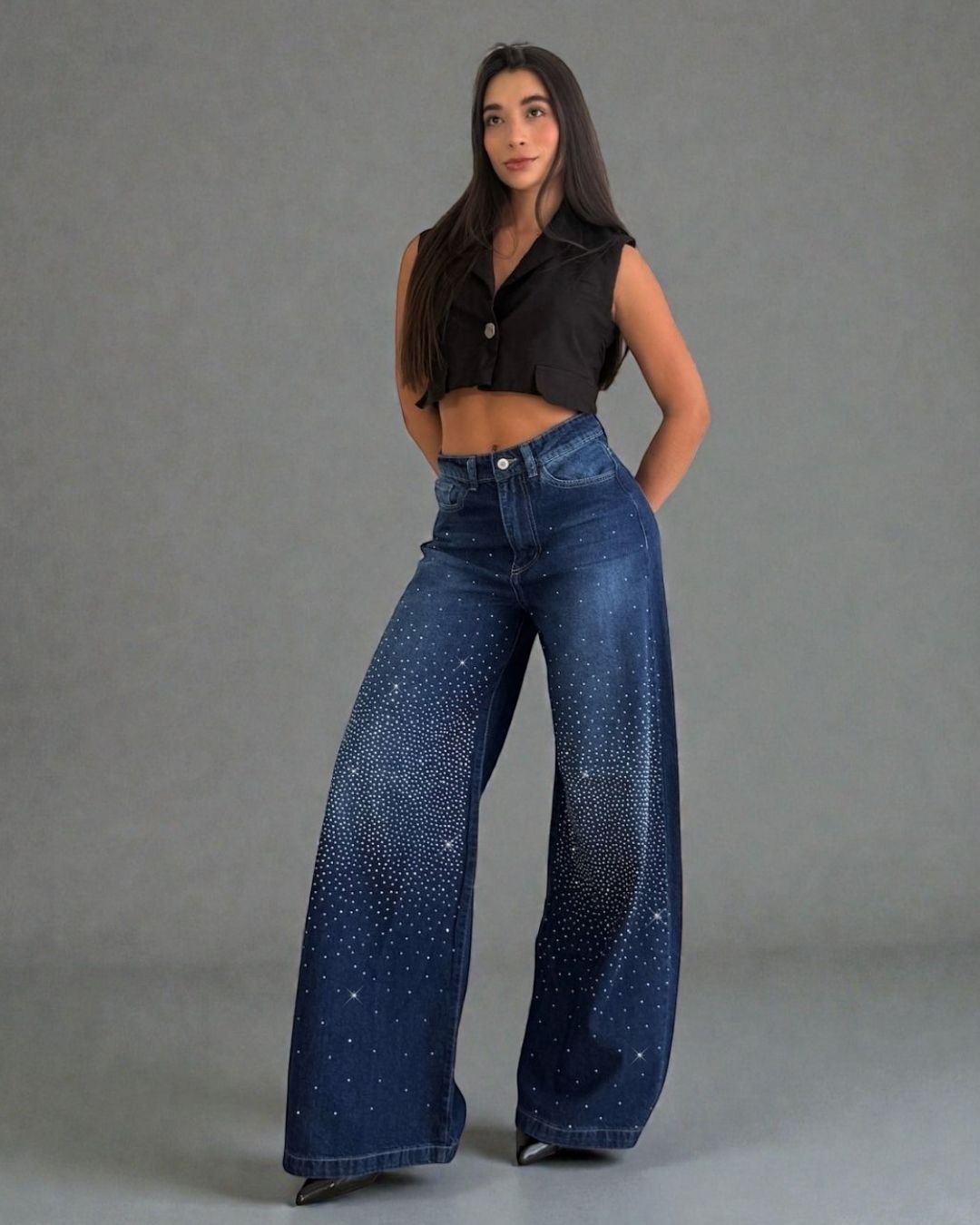 Glow Prisma- Brillo y bota ancha