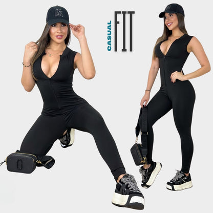 Munikos CasualFit® Jumpsuit - Enterizo Sin Mangas Con Cierre