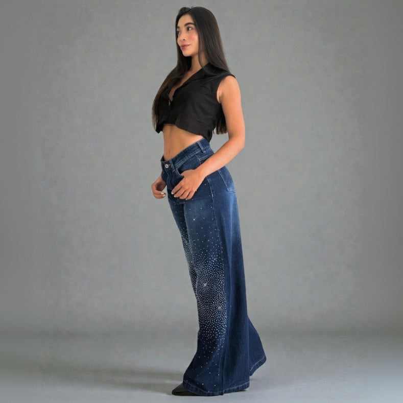 Glow Prisma- Brillo y bota ancha