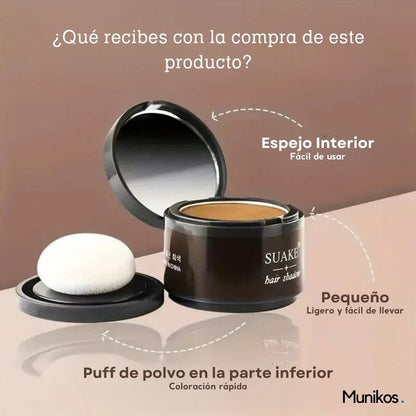 SUAKE® Unisex Corrector Instantaneo de Entradas, Raíces Grises y mas!