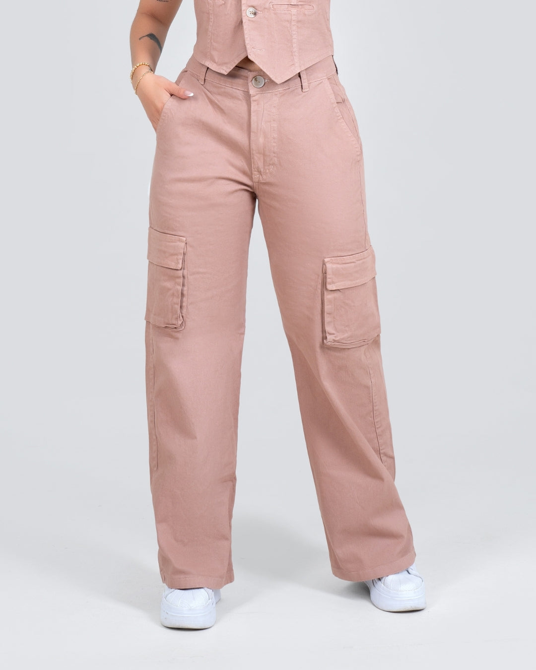 Pantalón Cargo Mocha