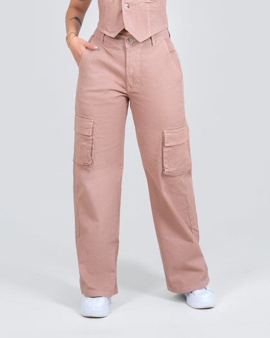 Pantalón Cargo Mocha