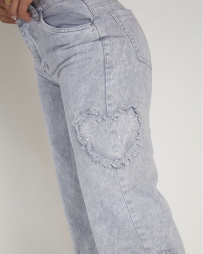 Crush- Brillo, corazones y bota ancha