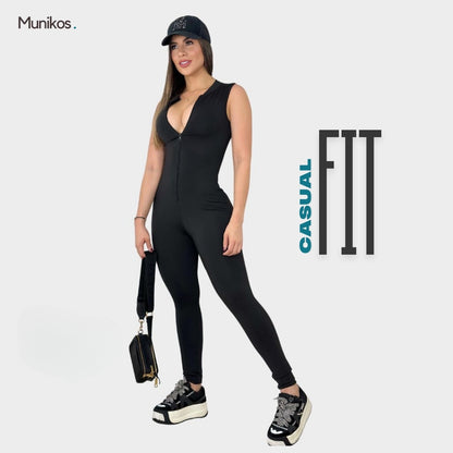 Munikos CasualFit® Jumpsuit - Enterizo Sin Mangas Con Cierre