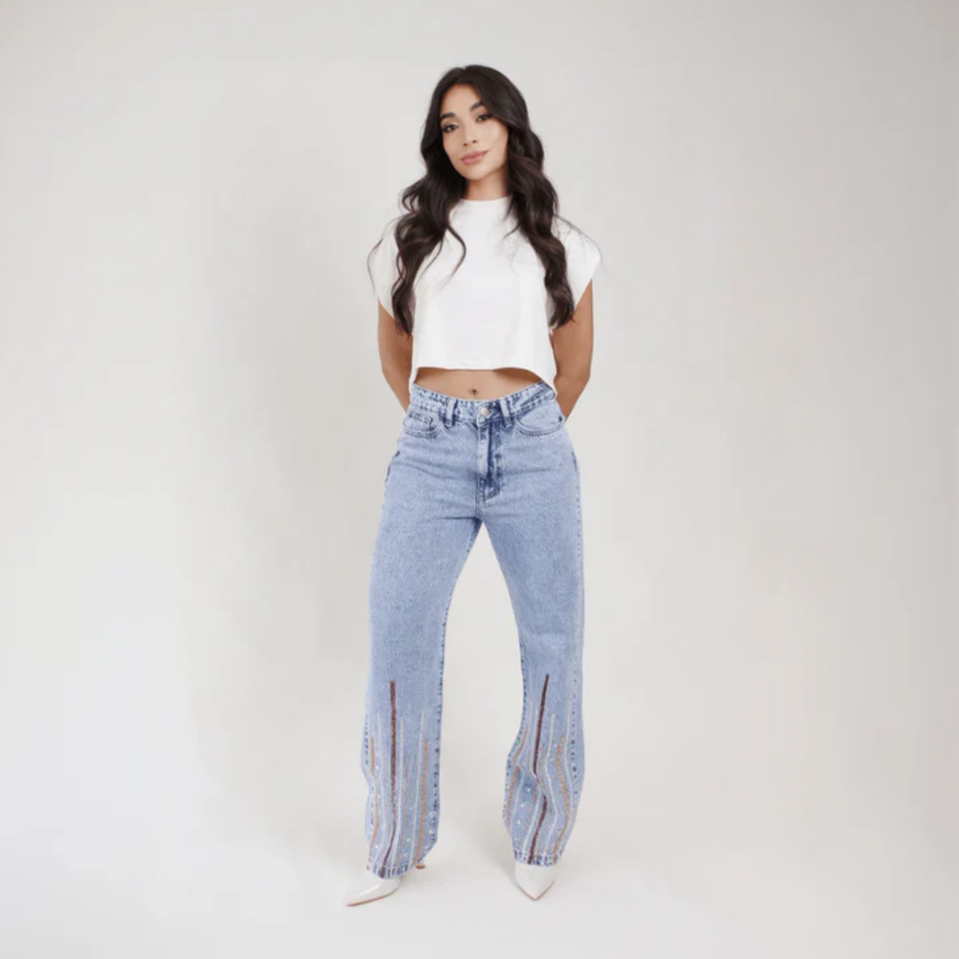 Glow Up – Bota recta y brillo sutil