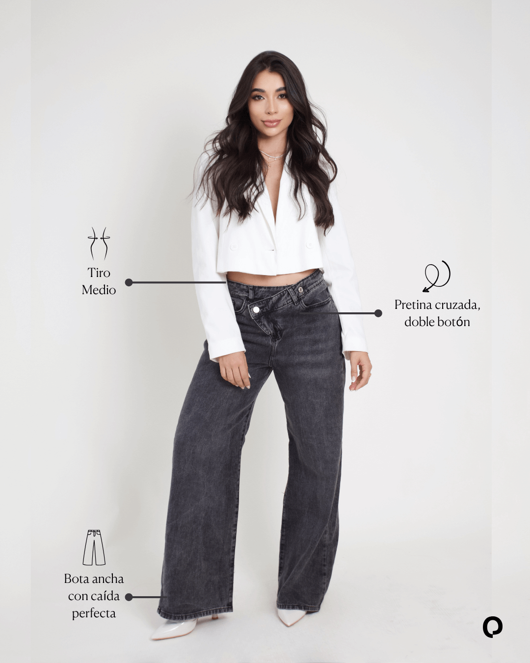 Twist – Pretina cruzada y bota ancha