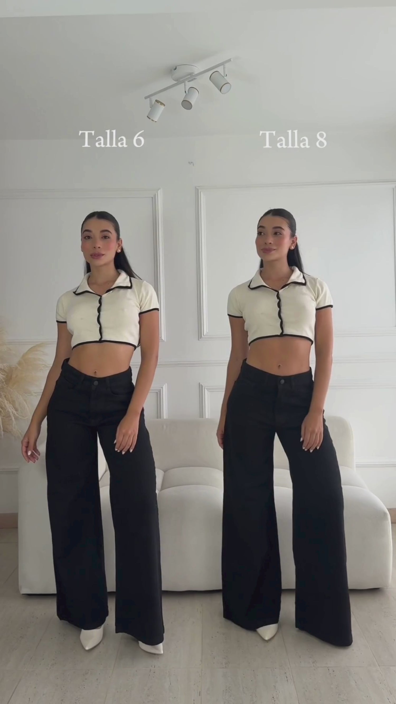 Jean Essenzia- Jean negro bota ancha