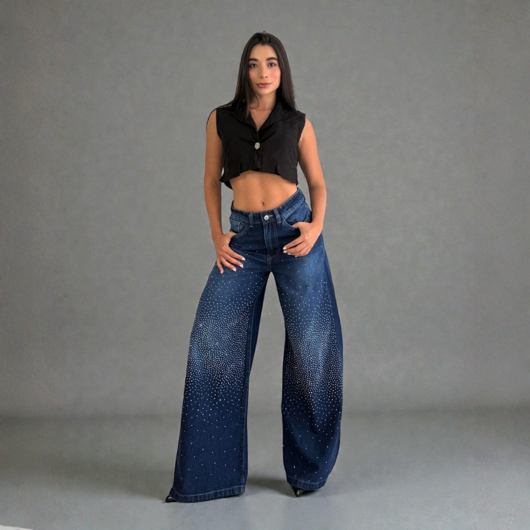 Glow Prisma- Brillo y bota ancha